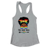 Free Aunt Hugs Messy Bun LGBT Pride Month LGBTQ Black Women Shirt & Tank Top | siriusteestore