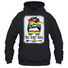 Free Aunt Hugs Messy Bun Rainbow LGBT Gay Pride Rainbow Shirt & Tank Top | siriusteestore