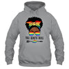 Free Auntie Hugs Messy Bun LGBT Pride Month Black Women Shirt & Tank Top | siriusteestore
