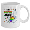 Free Auntie Hugs Rainbow Elephant LGBT Pride Month Mug | siriusteestore