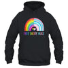 Free Daddy Hugs Gay Pride LGBTQ LGBT Rainbow Fathers Day Shirt & Tank Top | siriusteestore