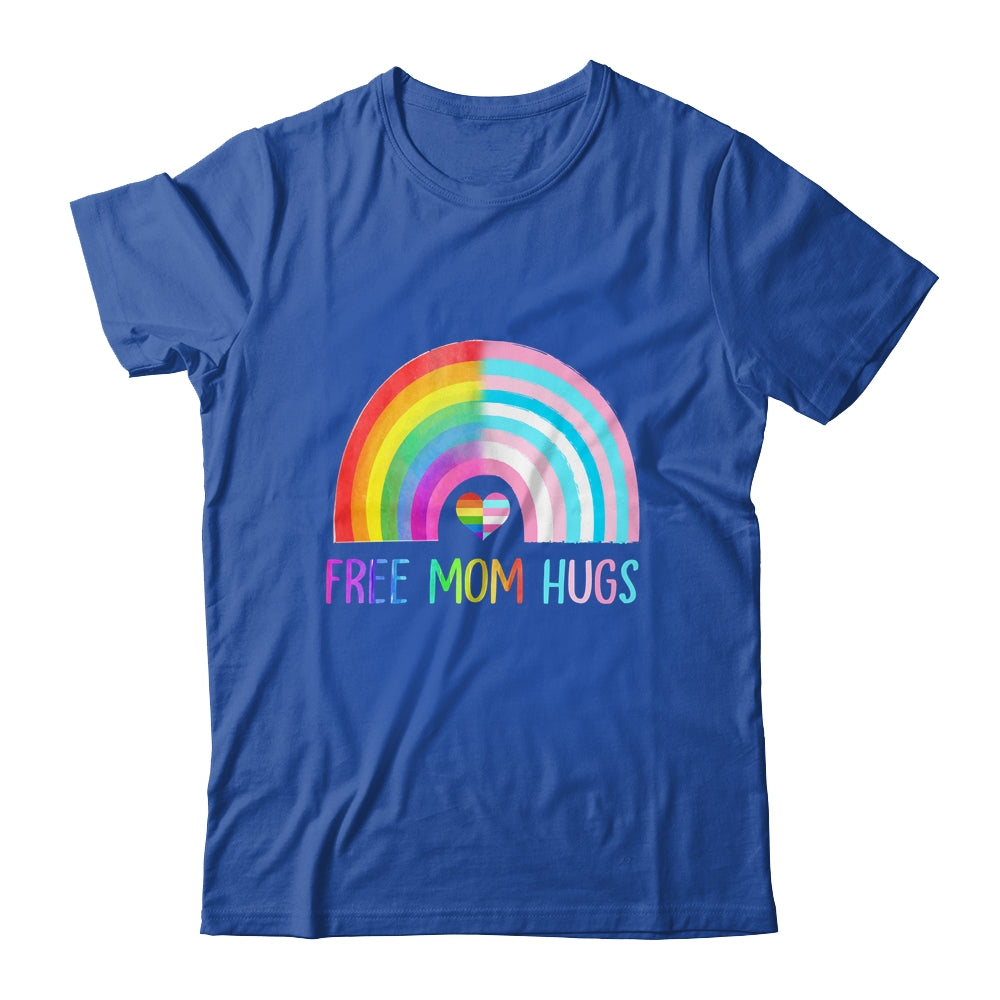 Free Mom Hugs Gay Pride LGBTQ LGBT Rainbow Mothers Day Shirt & Tank Top | siriusteestore