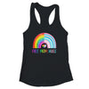 Free Mom Hugs Gay Pride LGBTQ LGBT Rainbow Mothers Day Shirt & Tank Top | siriusteestore