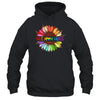 Free Mom Hugs Gay Pride LGBT Sunflower Rainbow Flower Shirt & Tank Top | Siriustee.com