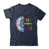 Free Mom Hugs LGBT LGBTQ Gay Pride Rainbow Sunflower Shirt & Tank Top | siriusteestore