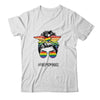 Free Mom Hugs Messy Bun LGBT Pride Rainbow Shirt & Tank Top | siriusteestore