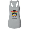 Free Mom Hugs Messy Bun LGBT Pride Rainbow Shirt & Tank Top | siriusteestore