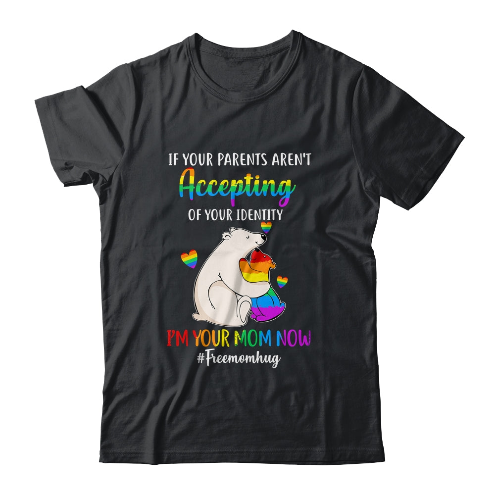 Free Mom Hugs Proud Bear Rainbow LGBT Gay Pride LGBTQ Shirt & Tank Top | siriusteestore