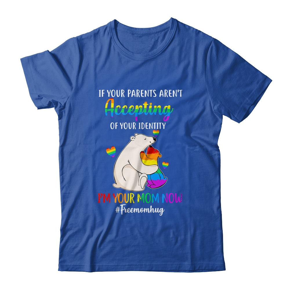 Free Mom Hugs Proud Bear Rainbow LGBT Gay Pride LGBTQ Shirt & Tank Top | siriusteestore