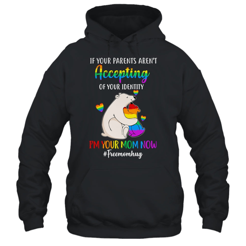 Free Mom Hugs Proud Bear Rainbow LGBT Gay Pride LGBTQ Shirt & Tank Top | siriusteestore