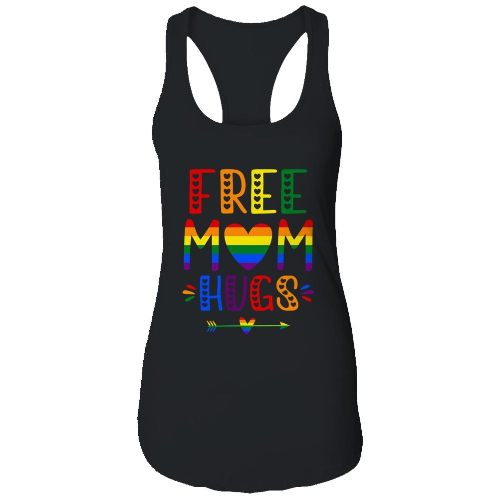 Free Mom Hugs Rainbow Heart LGBT Pride Month T-Shirt & Tank Top | Siriustee.com.com