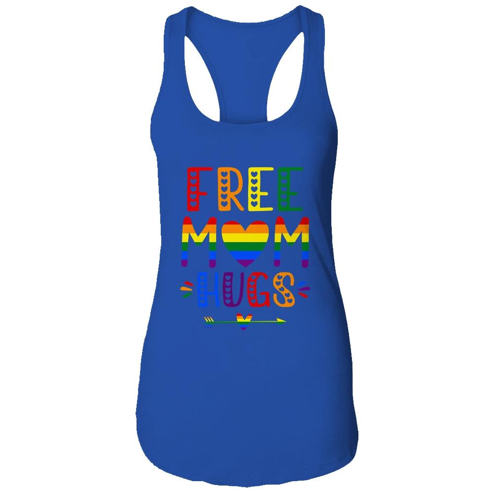 Free Mom Hugs Rainbow Heart LGBT Pride Month T-Shirt & Tank Top | Siriustee.com.com