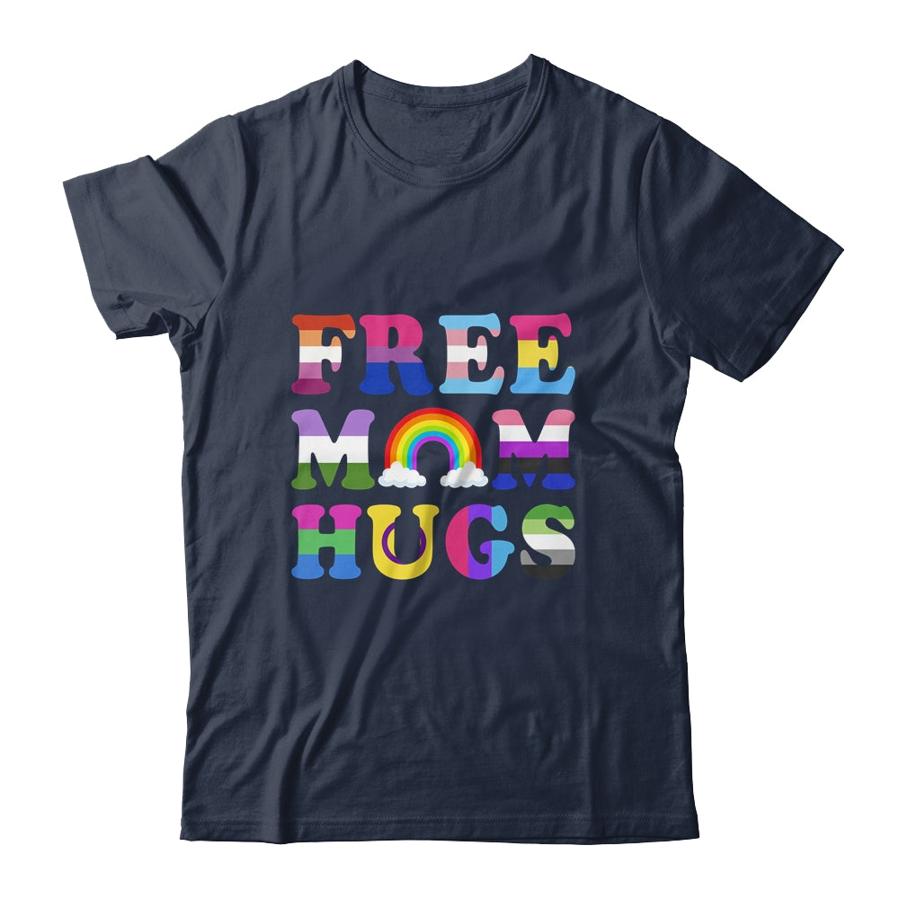 Free Mom Hugs Rainbow LGBT Lesbian Gay Pride Month Shirt & Tank Top | siriusteestore