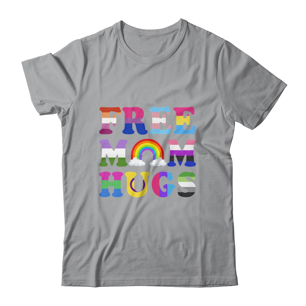 Free Mom Hugs Rainbow LGBT Lesbian Gay Pride Month Shirt & Tank Top | siriusteestore