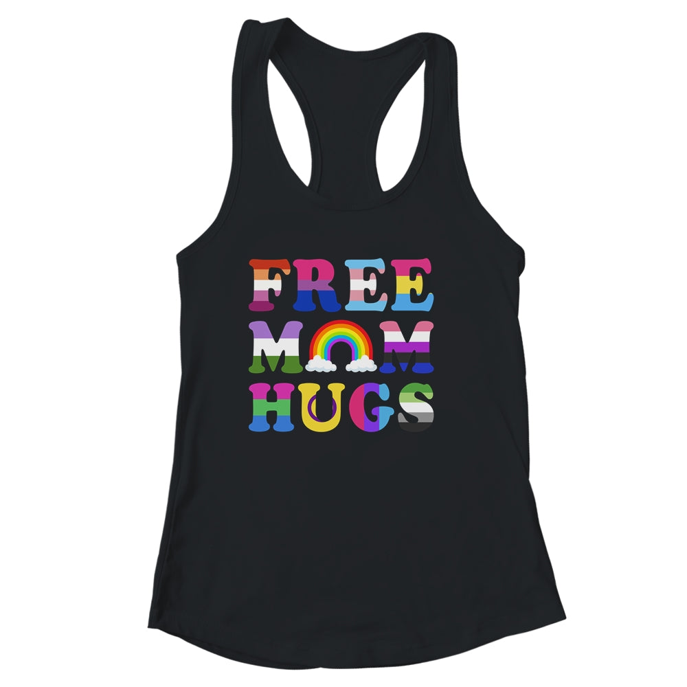 Free Mom Hugs Rainbow LGBT Lesbian Gay Pride Month Shirt & Tank Top | siriusteestore