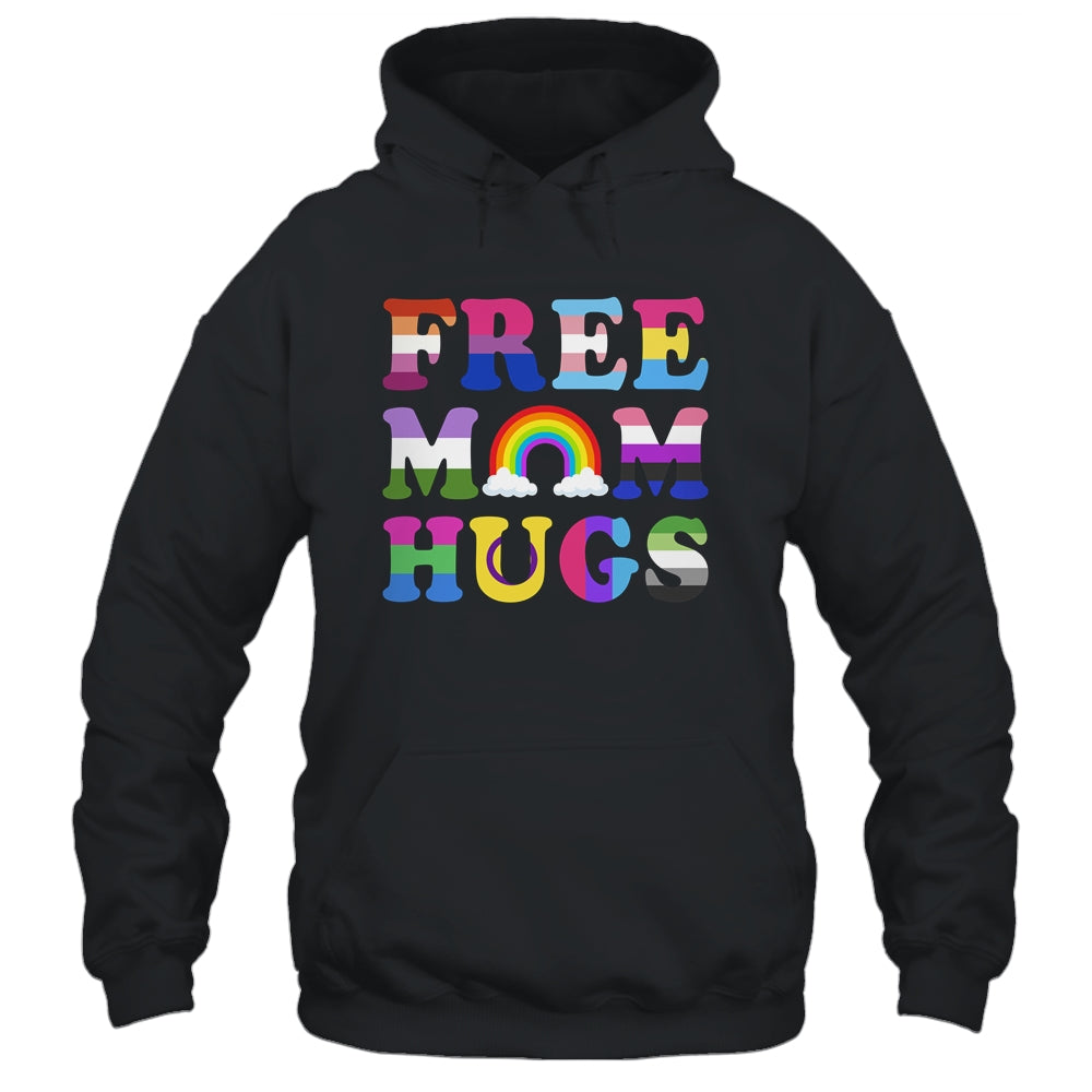 Free Mom Hugs Rainbow LGBT Lesbian Gay Pride Month Shirt & Tank Top | siriusteestore