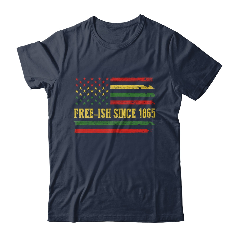 Freeish Since 1865 Juneteenth Black History Flag African Shirt & Hoodie | siriusteestore