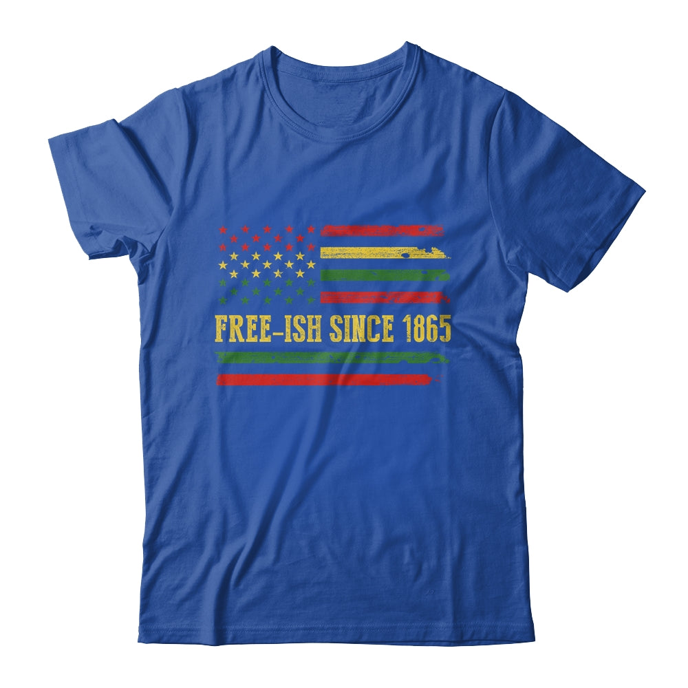 Freeish Since 1865 Juneteenth Black History Flag African Shirt & Hoodie | siriusteestore