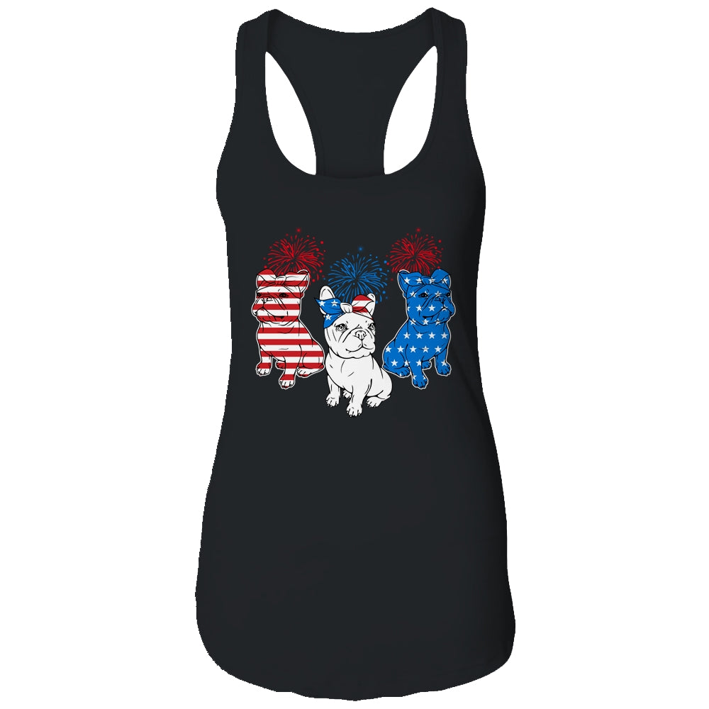 French Bulldog American Flag 4th Of July Independence Day Shirt & Tank Top | siriusteestore