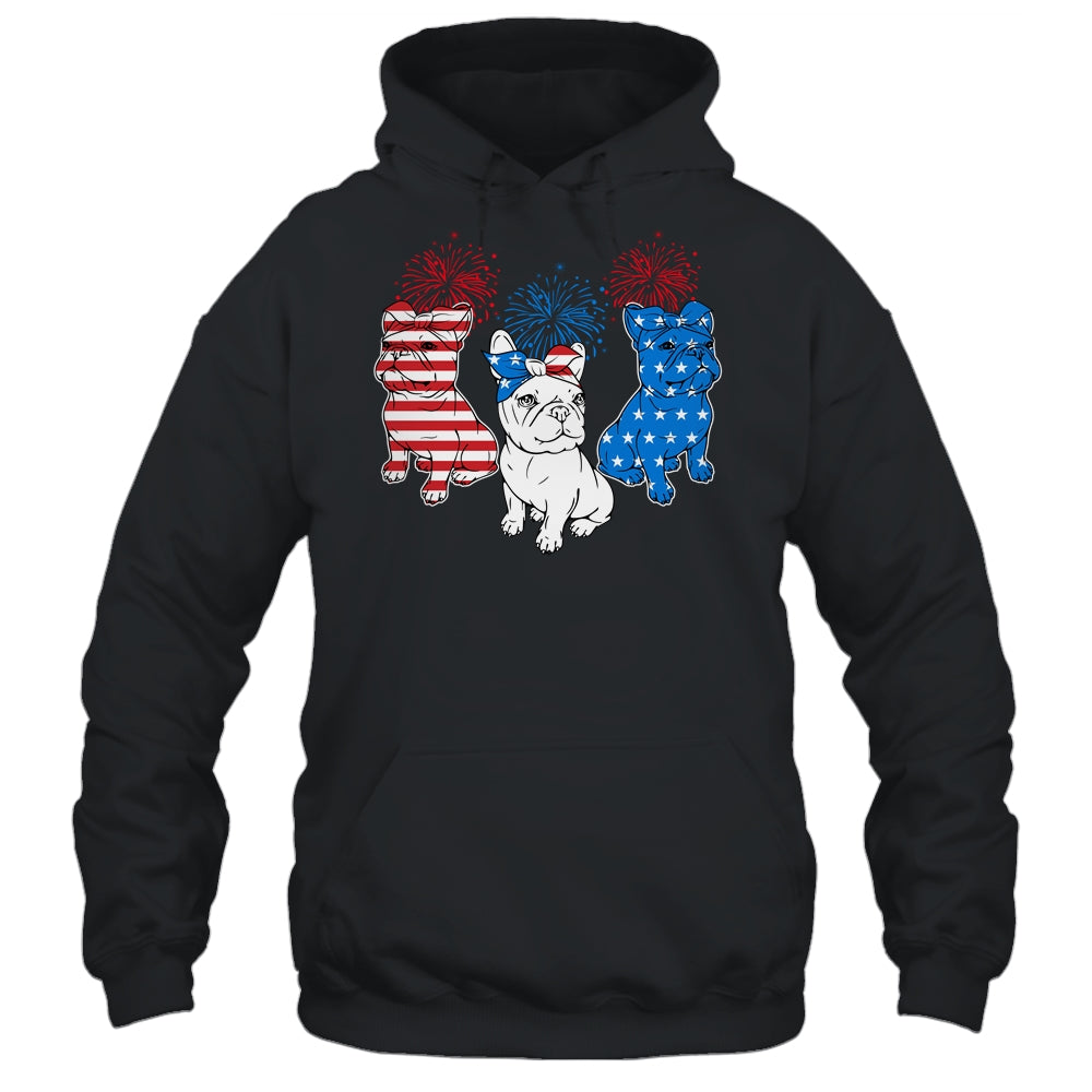 French Bulldog American Flag 4th Of July Independence Day Shirt & Tank Top | siriusteestore