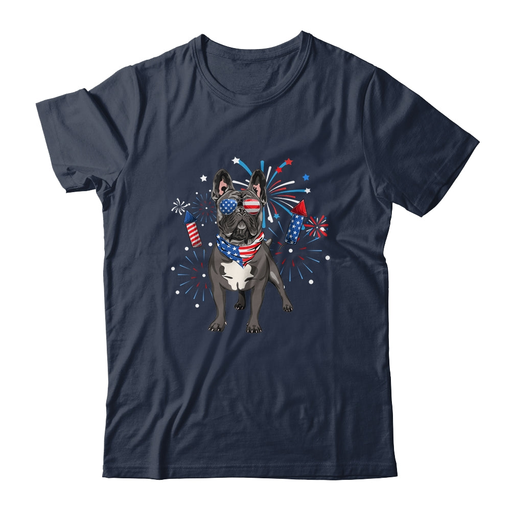 French Bulldog Dog American USA Flag 4th of July women Lover Shirt & Tank Top | siriusteestore