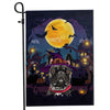 Frenchie Witch Halloween Flag Castle Background For Dog Lover Home | siriusteestore