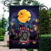 Frenchie Witch Halloween Flag Castle Background For Dog Lover Home | siriusteestore