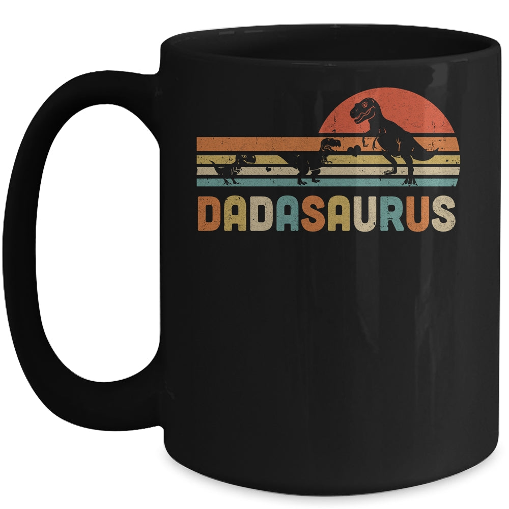 Fun Dadasaurus T-Rex Dinosaurs For Dad Father's Day Mug | siriusteestore