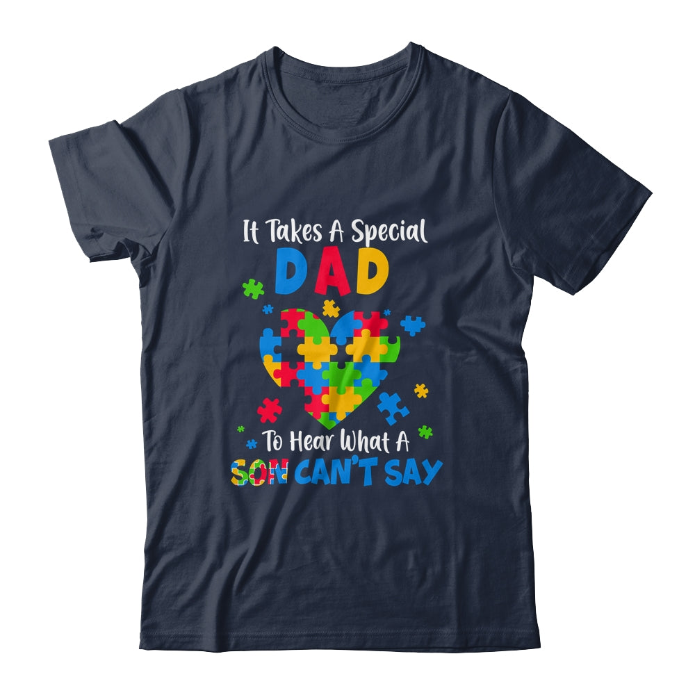 Fun Heart Puzzle Dad Autism Awareness Family Support Shirt & Hoodie | siriusteestore