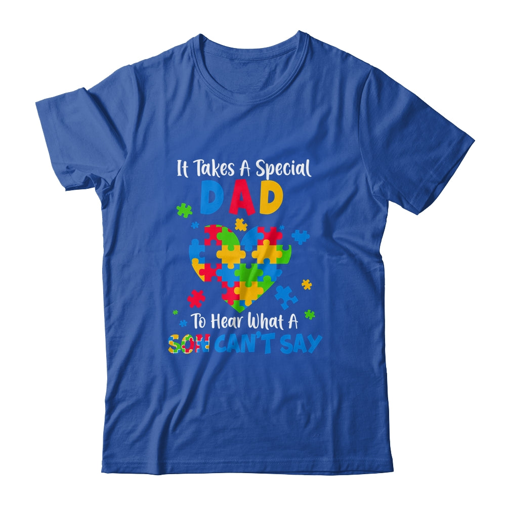 Fun Heart Puzzle Dad Autism Awareness Family Support Shirt & Hoodie | siriusteestore