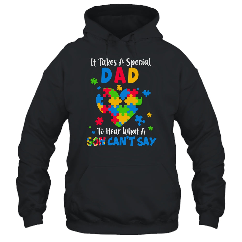 Fun Heart Puzzle Dad Autism Awareness Family Support Shirt & Hoodie | siriusteestore