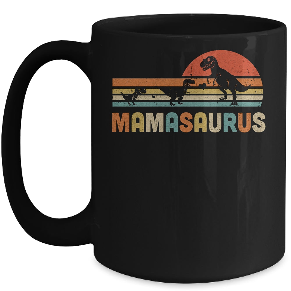 Fun Mamasaurus T-Rex Dinosaurs For Mom Mother's Day Mug | siriusteestore