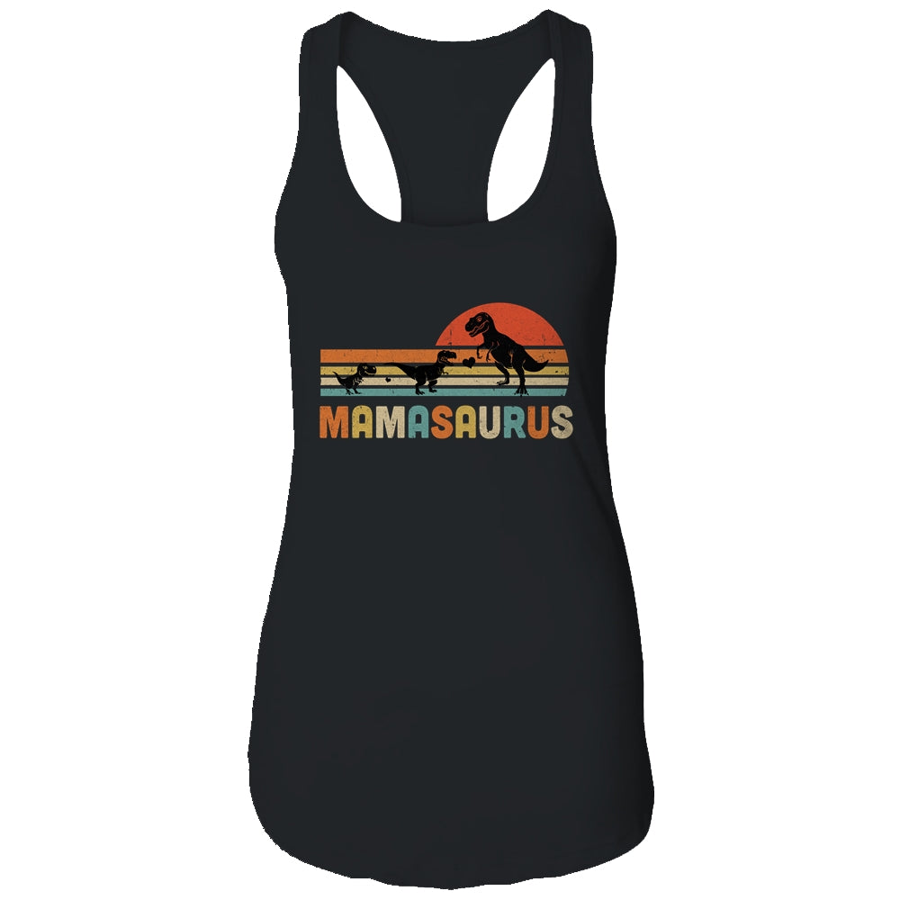 Fun Mamasaurus T-Rex Dinosaurs For Mom Mother's Day Shirt & Tank Top | siriusteestore