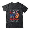 Funny 4th Of July Hot Dog Wiener Comes Out Humor Shirt & Tank Top | siriusteestore
