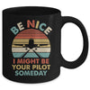 Funny Airline Pilot Art For Men Women Aviation Future Pilot Mug | siriusteestore