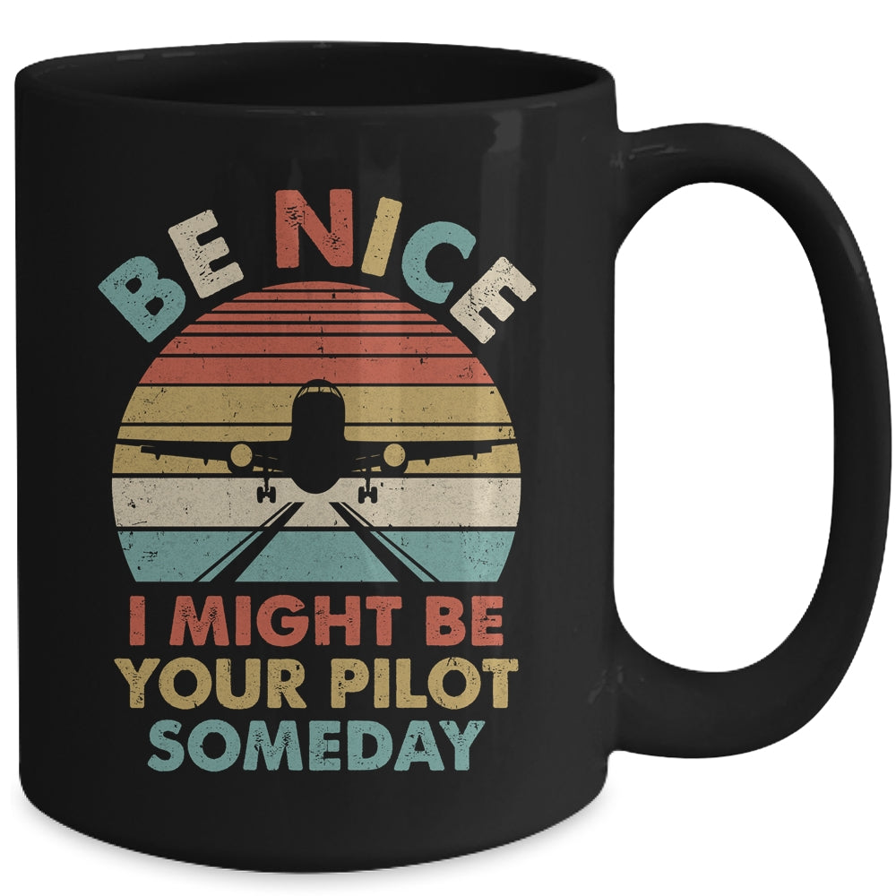 Funny Airline Pilot Art For Men Women Aviation Future Pilot Mug | siriusteestore