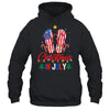 Funny American Flag Flip Flops Xmas Lights Christmas In July Shirt & Tank Top | siriusteestore