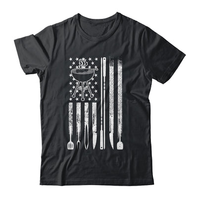 Funny BBQ Smoker Smoking Grilling And Barbecue Us Flag Shirt & Hoodie | siriusteestore