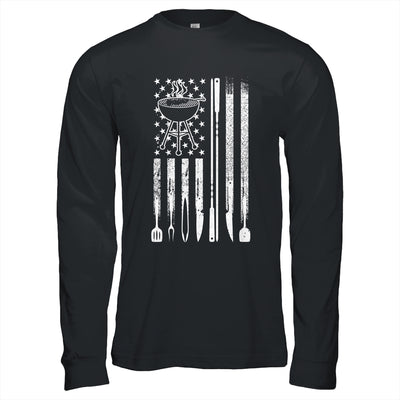 Funny BBQ Smoker Smoking Grilling And Barbecue Us Flag Shirt & Hoodie | siriusteestore
