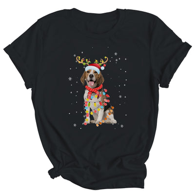 Funny Beagle Christmas Tree Santa Reindeer Pajamas Shirt & Sweatshirt | siriusteestore
