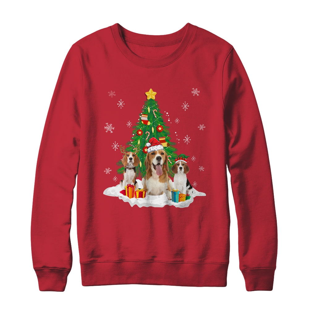 Funny Beagle Ugly Christmas Dog Lovers Women Shirt & Sweatshirt | siriusteestore