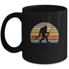 Funny Bigfoot Fishing Sasquatch Outdoor Retro Men Women Mug | siriusteestore