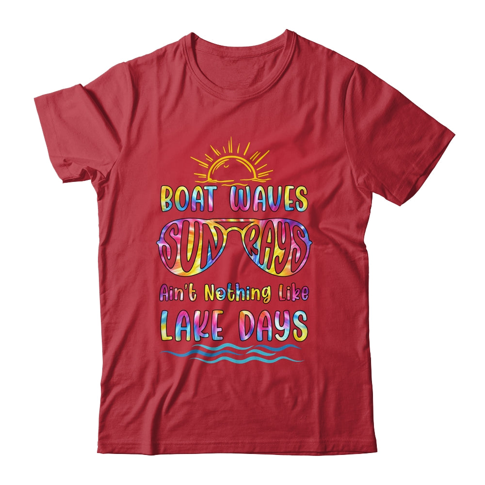 Funny Boat Waves Sun Rays Lake Days Vacation Shirt & Tank Top | siriusteestore