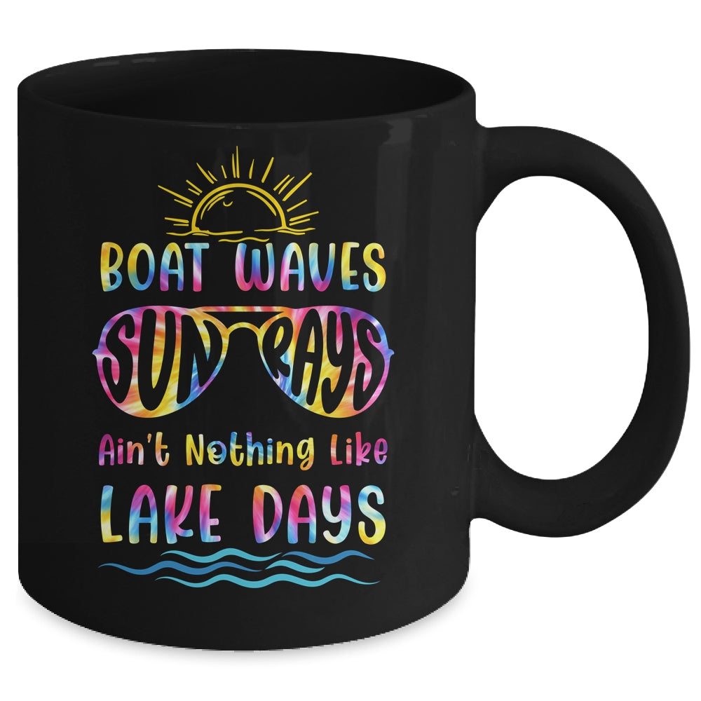 Funny Boat Waves Sun Rays Lake Days Vacation Mug | siriusteestore