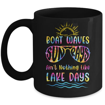 Funny Boat Waves Sun Rays Lake Days Vacation Mug | siriusteestore
