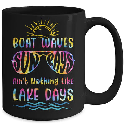 Funny Boat Waves Sun Rays Lake Days Vacation Mug | siriusteestore