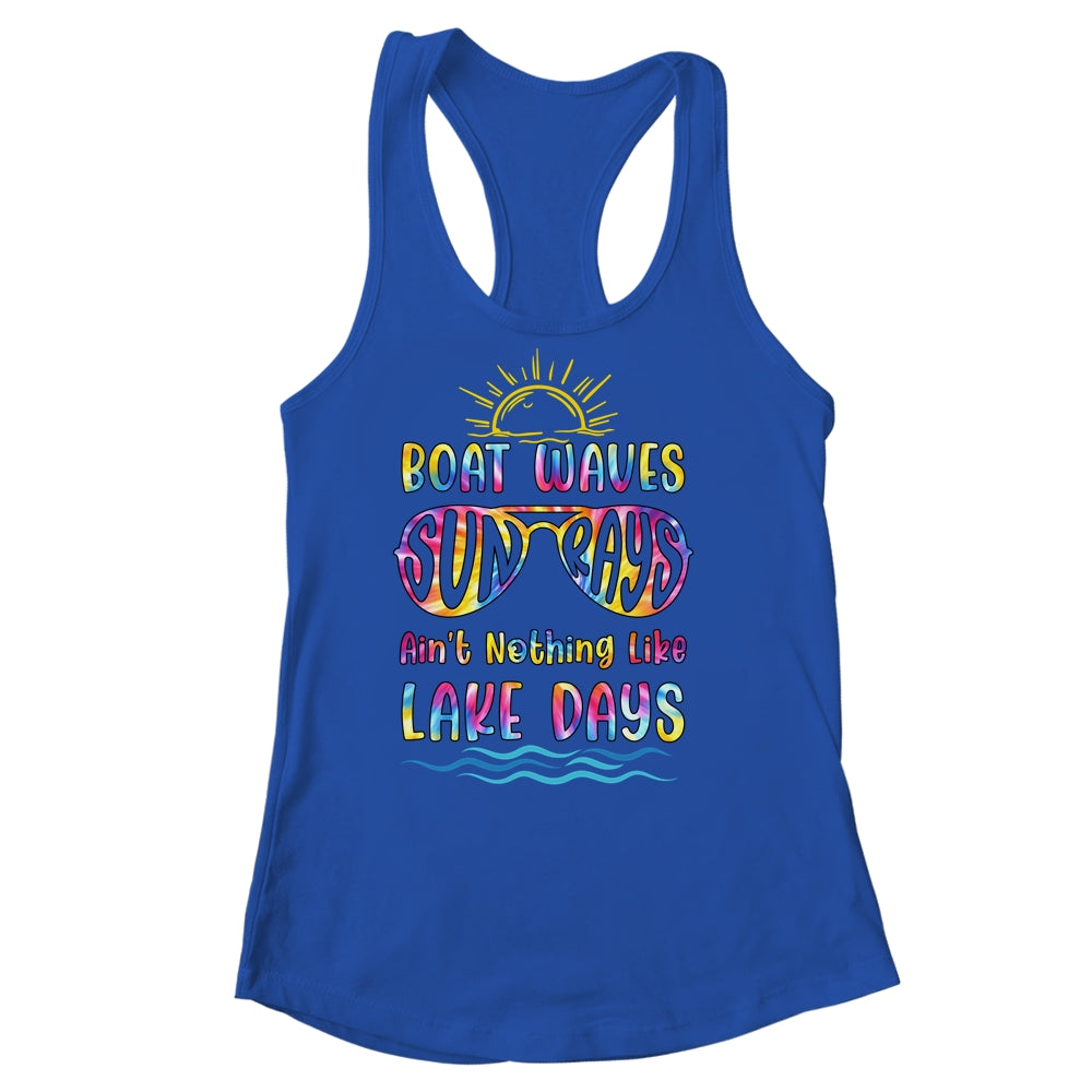 Funny Boat Waves Sun Rays Lake Days Vacation Shirt & Tank Top | siriusteestore