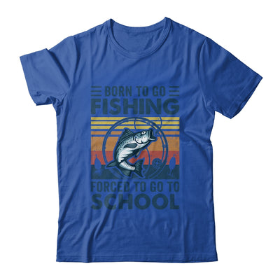 Funny Born To Go Fishing Bass Fish Fisherman For Boys Shirt & Hoodie | siriusteestore