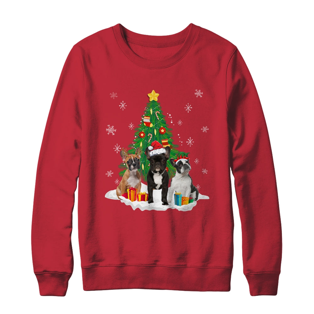 Funny Boston Terrier Ugly Christmas Dog Lovers Women Shirt & Sweatshirt | siriusteestore