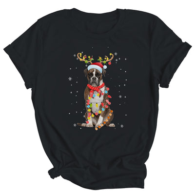 Funny Boxer Christmas Tree Santa Reindeer Pajamas Shirt & Sweatshirt | siriusteestore